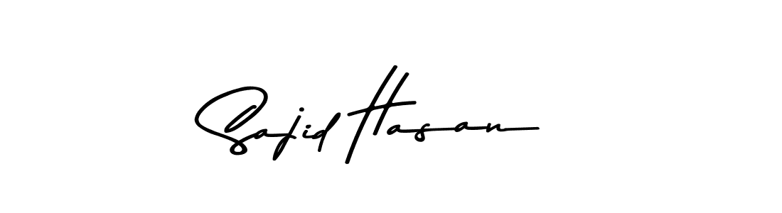 Sajid Hasan stylish signature style. Best Handwritten Sign (Asem Kandis PERSONAL USE) for my name. Handwritten Signature Collection Ideas for my name Sajid Hasan. Sajid Hasan signature style 9 images and pictures png