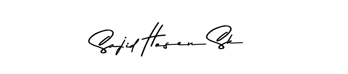 Design your own signature with our free online signature maker. With this signature software, you can create a handwritten (Asem Kandis PERSONAL USE) signature for name Sajid Hosen Sk. Sajid Hosen Sk signature style 9 images and pictures png
