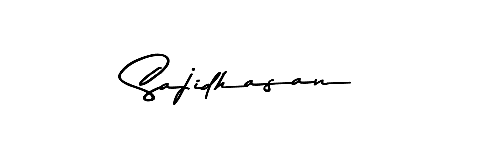 Also You can easily find your signature by using the search form. We will create Sajidhasan name handwritten signature images for you free of cost using Asem Kandis PERSONAL USE sign style. Sajidhasan signature style 9 images and pictures png