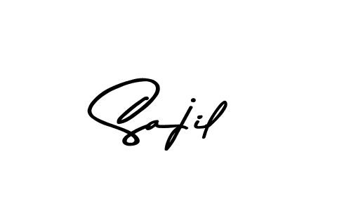 How to make Sajil name signature. Use Asem Kandis PERSONAL USE style for creating short signs online. This is the latest handwritten sign. Sajil signature style 9 images and pictures png