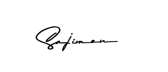It looks lik you need a new signature style for name Sajimon. Design unique handwritten (Asem Kandis PERSONAL USE) signature with our free signature maker in just a few clicks. Sajimon signature style 9 images and pictures png