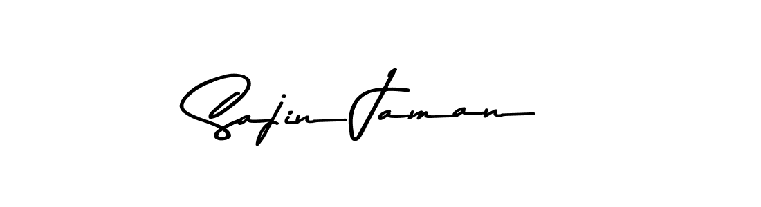 The best way (Asem Kandis PERSONAL USE) to make a short signature is to pick only two or three words in your name. The name Sajin Jaman include a total of six letters. For converting this name. Sajin Jaman signature style 9 images and pictures png