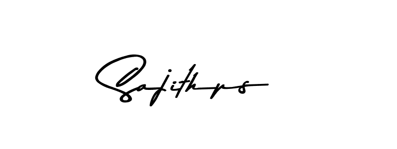 Make a beautiful signature design for name Sajithps. With this signature (Asem Kandis PERSONAL USE) style, you can create a handwritten signature for free. Sajithps signature style 9 images and pictures png