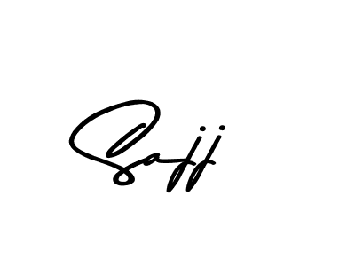 Design your own signature with our free online signature maker. With this signature software, you can create a handwritten (Asem Kandis PERSONAL USE) signature for name Sajj. Sajj signature style 9 images and pictures png