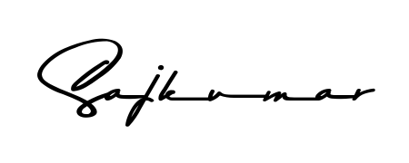 Similarly Asem Kandis PERSONAL USE is the best handwritten signature design. Signature creator online. You can use it as an online autograph creator for name Sajkumar. Sajkumar signature style 9 images and pictures png
