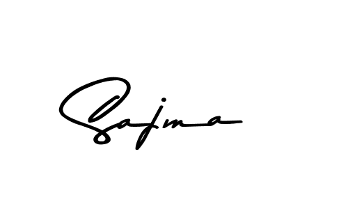 Make a beautiful signature design for name Sajma. With this signature (Asem Kandis PERSONAL USE) style, you can create a handwritten signature for free. Sajma signature style 9 images and pictures png