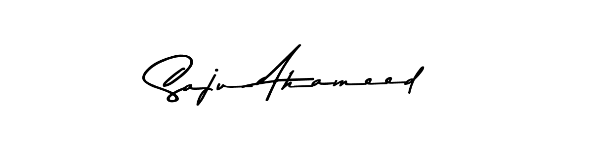 if you are searching for the best signature style for your name Saju Ahameed. so please give up your signature search. here we have designed multiple signature styles  using Asem Kandis PERSONAL USE. Saju Ahameed signature style 9 images and pictures png