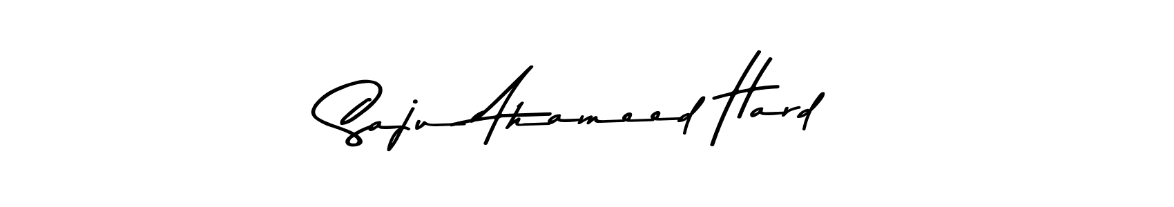 Use a signature maker to create a handwritten signature online. With this signature software, you can design (Asem Kandis PERSONAL USE) your own signature for name Saju Ahameed Hard. Saju Ahameed Hard signature style 9 images and pictures png