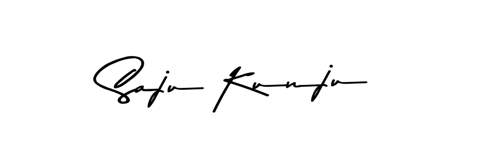 You should practise on your own different ways (Asem Kandis PERSONAL USE) to write your name (Saju Kunju) in signature. don't let someone else do it for you. Saju Kunju signature style 9 images and pictures png