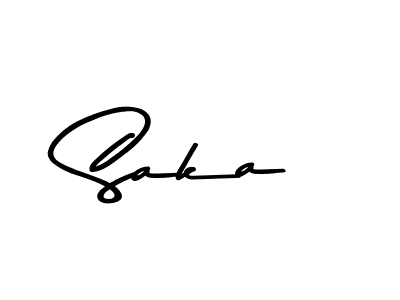 Use a signature maker to create a handwritten signature online. With this signature software, you can design (Asem Kandis PERSONAL USE) your own signature for name Saka. Saka signature style 9 images and pictures png