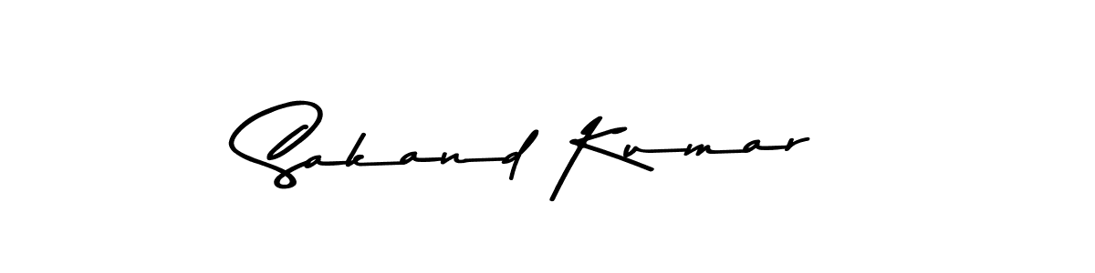 Asem Kandis PERSONAL USE is a professional signature style that is perfect for those who want to add a touch of class to their signature. It is also a great choice for those who want to make their signature more unique. Get Sakand Kumar name to fancy signature for free. Sakand Kumar signature style 9 images and pictures png