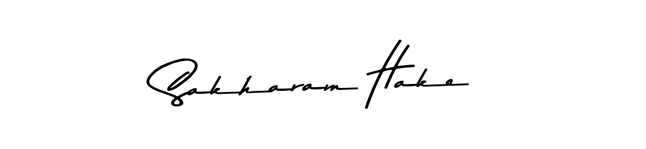 Use a signature maker to create a handwritten signature online. With this signature software, you can design (Asem Kandis PERSONAL USE) your own signature for name Sakharam Hake. Sakharam Hake signature style 9 images and pictures png