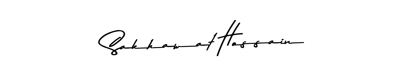 if you are searching for the best signature style for your name Sakhawat Hossain. so please give up your signature search. here we have designed multiple signature styles  using Asem Kandis PERSONAL USE. Sakhawat Hossain signature style 9 images and pictures png