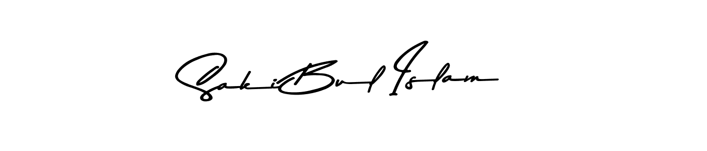 The best way (Asem Kandis PERSONAL USE) to make a short signature is to pick only two or three words in your name. The name Saki Bul Islam include a total of six letters. For converting this name. Saki Bul Islam signature style 9 images and pictures png