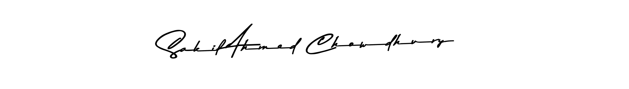 Sakil Ahmed Chowdhury stylish signature style. Best Handwritten Sign (Asem Kandis PERSONAL USE) for my name. Handwritten Signature Collection Ideas for my name Sakil Ahmed Chowdhury. Sakil Ahmed Chowdhury signature style 9 images and pictures png