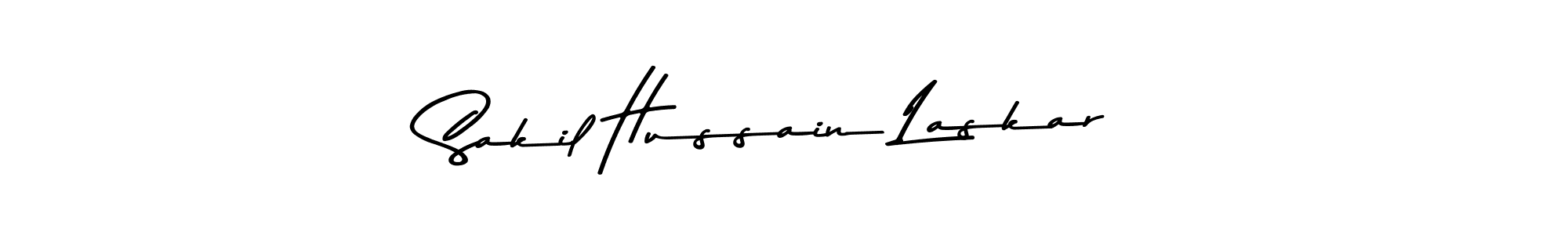 Make a beautiful signature design for name Sakil Hussain Laskar. With this signature (Asem Kandis PERSONAL USE) style, you can create a handwritten signature for free. Sakil Hussain Laskar signature style 9 images and pictures png