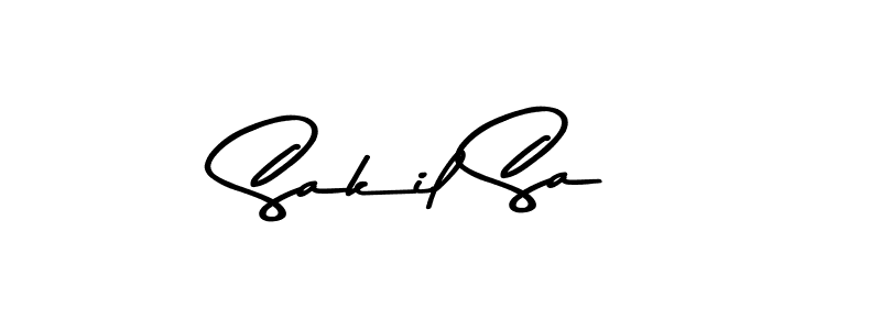 Make a beautiful signature design for name Sakil Sa. Use this online signature maker to create a handwritten signature for free. Sakil Sa signature style 9 images and pictures png