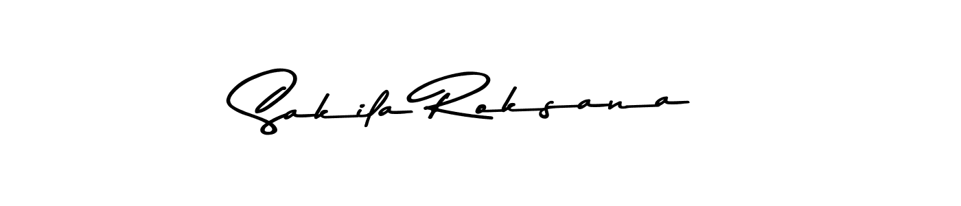 Make a beautiful signature design for name Sakila Roksana. Use this online signature maker to create a handwritten signature for free. Sakila Roksana signature style 9 images and pictures png