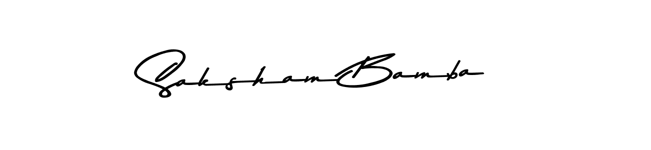 Check out images of Autograph of Saksham Bamba name. Actor Saksham Bamba Signature Style. Asem Kandis PERSONAL USE is a professional sign style online. Saksham Bamba signature style 9 images and pictures png