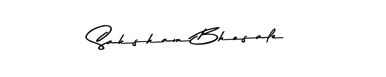 How to Draw Saksham Bhosale signature style? Asem Kandis PERSONAL USE is a latest design signature styles for name Saksham Bhosale. Saksham Bhosale signature style 9 images and pictures png