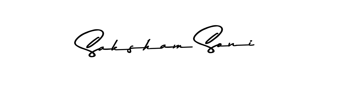 Here are the top 10 professional signature styles for the name Saksham Soni. These are the best autograph styles you can use for your name. Saksham Soni signature style 9 images and pictures png