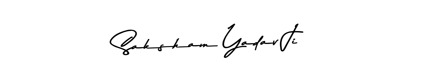 This is the best signature style for the Saksham Yadav Ji name. Also you like these signature font (Asem Kandis PERSONAL USE). Mix name signature. Saksham Yadav Ji signature style 9 images and pictures png