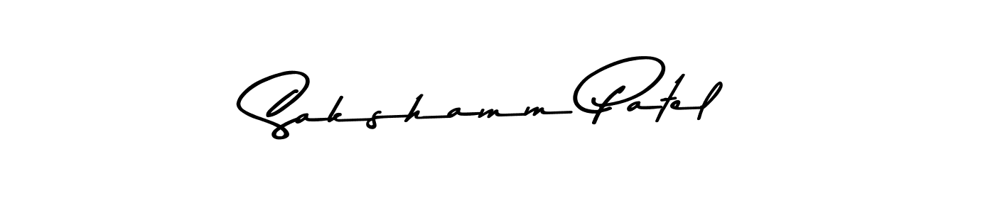 Similarly Asem Kandis PERSONAL USE is the best handwritten signature design. Signature creator online .You can use it as an online autograph creator for name Sakshamm Patel. Sakshamm Patel signature style 9 images and pictures png