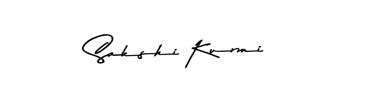 Make a beautiful signature design for name Sakshi Kurmi. With this signature (Asem Kandis PERSONAL USE) style, you can create a handwritten signature for free. Sakshi Kurmi signature style 9 images and pictures png