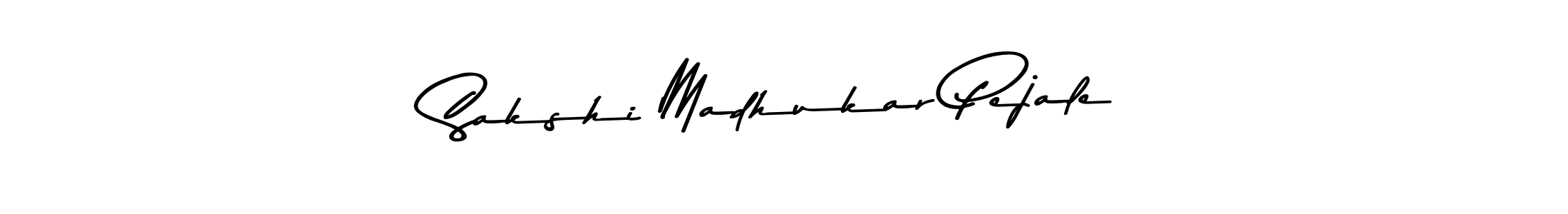Create a beautiful signature design for name Sakshi Madhukar Pejale. With this signature (Asem Kandis PERSONAL USE) fonts, you can make a handwritten signature for free. Sakshi Madhukar Pejale signature style 9 images and pictures png