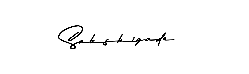 Sakshigade stylish signature style. Best Handwritten Sign (Asem Kandis PERSONAL USE) for my name. Handwritten Signature Collection Ideas for my name Sakshigade. Sakshigade signature style 9 images and pictures png