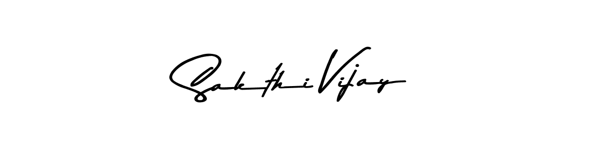 Make a beautiful signature design for name Sakthi Vijay. With this signature (Asem Kandis PERSONAL USE) style, you can create a handwritten signature for free. Sakthi Vijay signature style 9 images and pictures png