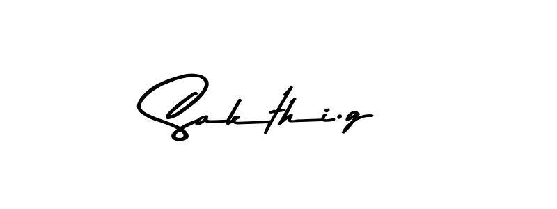 Design your own signature with our free online signature maker. With this signature software, you can create a handwritten (Asem Kandis PERSONAL USE) signature for name Sakthi.g. Sakthi.g signature style 9 images and pictures png