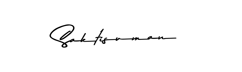 Saktisuman stylish signature style. Best Handwritten Sign (Asem Kandis PERSONAL USE) for my name. Handwritten Signature Collection Ideas for my name Saktisuman. Saktisuman signature style 9 images and pictures png