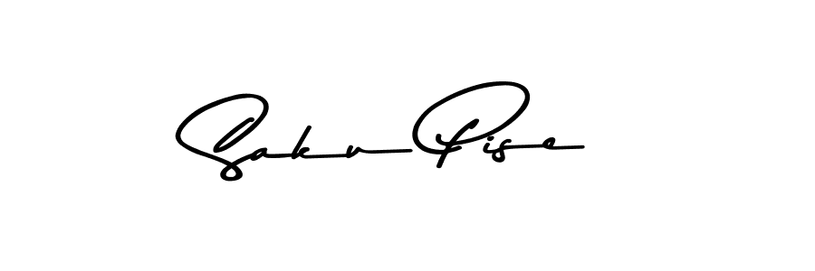 Here are the top 10 professional signature styles for the name Saku Pise. These are the best autograph styles you can use for your name. Saku Pise signature style 9 images and pictures png