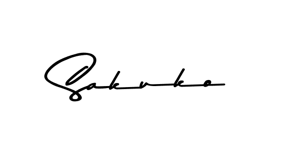 Design your own signature with our free online signature maker. With this signature software, you can create a handwritten (Asem Kandis PERSONAL USE) signature for name Sakuko. Sakuko signature style 9 images and pictures png