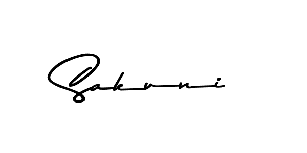 Make a beautiful signature design for name Sakuni. With this signature (Asem Kandis PERSONAL USE) style, you can create a handwritten signature for free. Sakuni signature style 9 images and pictures png