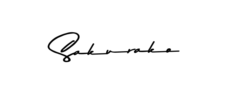 Use a signature maker to create a handwritten signature online. With this signature software, you can design (Asem Kandis PERSONAL USE) your own signature for name Sakurako. Sakurako signature style 9 images and pictures png