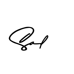 Design your own signature with our free online signature maker. With this signature software, you can create a handwritten (Asem Kandis PERSONAL USE) signature for name Sal. Sal signature style 9 images and pictures png