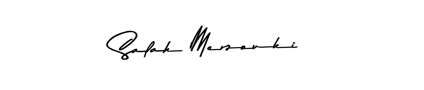 Make a beautiful signature design for name Salah Merzouki. Use this online signature maker to create a handwritten signature for free. Salah Merzouki signature style 9 images and pictures png