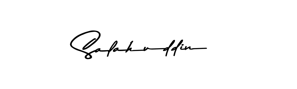 Use a signature maker to create a handwritten signature online. With this signature software, you can design (Asem Kandis PERSONAL USE) your own signature for name Salahuddin. Salahuddin signature style 9 images and pictures png