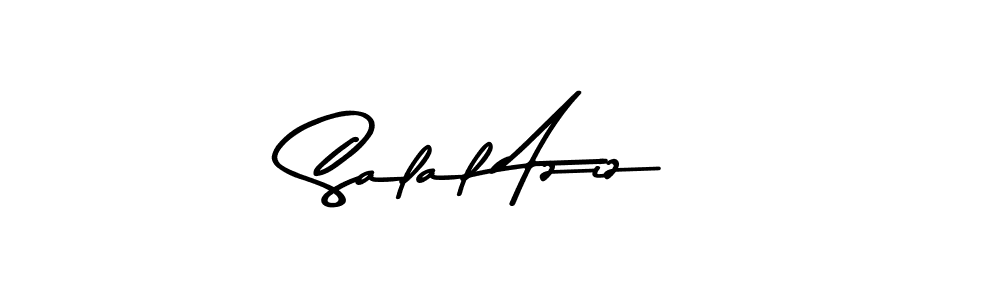 Design your own signature with our free online signature maker. With this signature software, you can create a handwritten (Asem Kandis PERSONAL USE) signature for name Salal Aziz. Salal Aziz signature style 9 images and pictures png