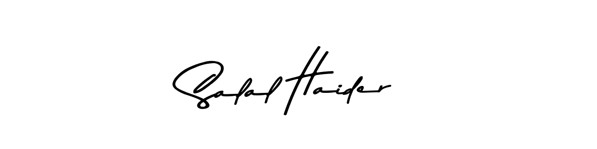 Create a beautiful signature design for name Salal Haider. With this signature (Asem Kandis PERSONAL USE) fonts, you can make a handwritten signature for free. Salal Haider signature style 9 images and pictures png
