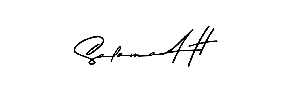 Here are the top 10 professional signature styles for the name Salama A H. These are the best autograph styles you can use for your name. Salama A H signature style 9 images and pictures png