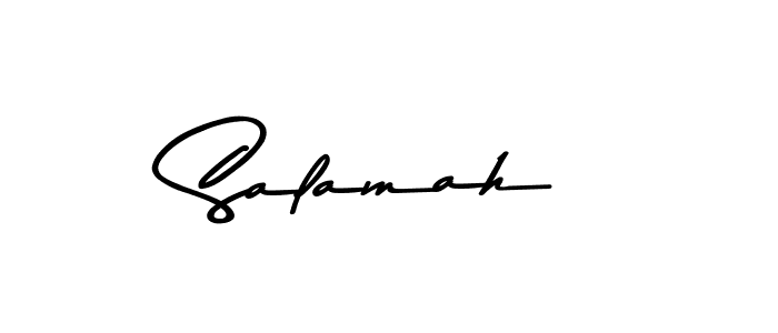 Similarly Asem Kandis PERSONAL USE is the best handwritten signature design. Signature creator online .You can use it as an online autograph creator for name Salamah. Salamah signature style 9 images and pictures png