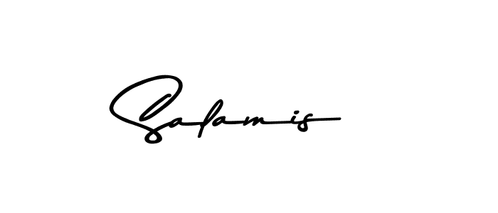 Use a signature maker to create a handwritten signature online. With this signature software, you can design (Asem Kandis PERSONAL USE) your own signature for name Salamis. Salamis signature style 9 images and pictures png