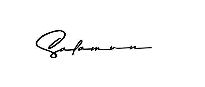 Also we have Salamun name is the best signature style. Create professional handwritten signature collection using Asem Kandis PERSONAL USE autograph style. Salamun signature style 9 images and pictures png