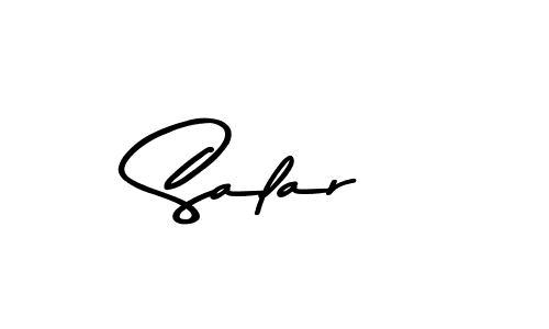 Create a beautiful signature design for name Salar. With this signature (Asem Kandis PERSONAL USE) fonts, you can make a handwritten signature for free. Salar signature style 9 images and pictures png