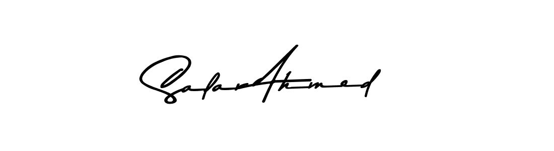 Make a beautiful signature design for name Salar Ahmed. With this signature (Asem Kandis PERSONAL USE) style, you can create a handwritten signature for free. Salar Ahmed signature style 9 images and pictures png