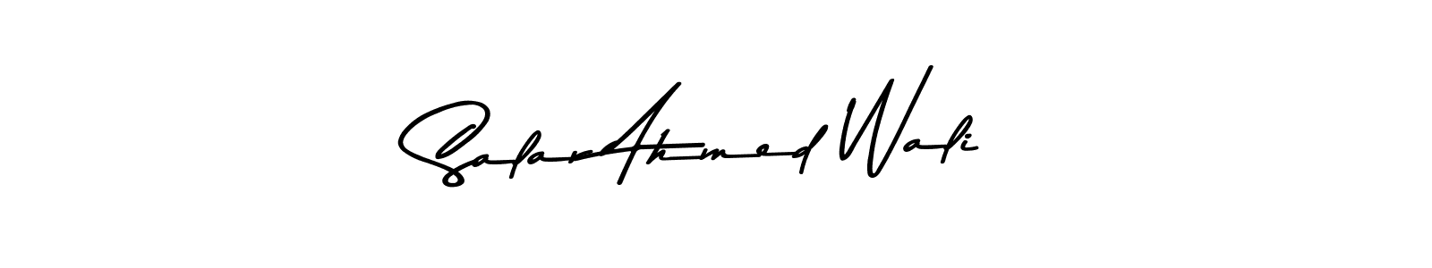 Create a beautiful signature design for name Salar Ahmed Wali. With this signature (Asem Kandis PERSONAL USE) fonts, you can make a handwritten signature for free. Salar Ahmed Wali signature style 9 images and pictures png
