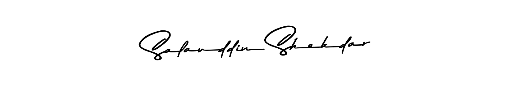 Design your own signature with our free online signature maker. With this signature software, you can create a handwritten (Asem Kandis PERSONAL USE) signature for name Salauddin Shekdar. Salauddin Shekdar signature style 9 images and pictures png